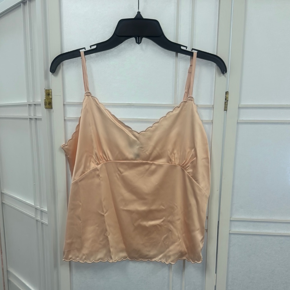 Aqua Blush Satin Camisole